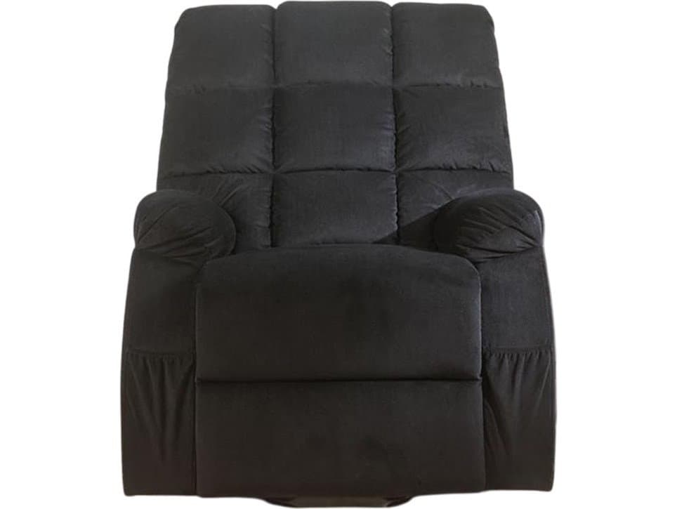 Acme Furniture Ipompea Black Velvet Upholstered Recliner