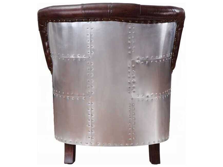 Acme Furniture Brancaster Brown Leather Accent Chair