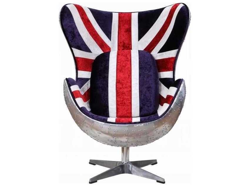 Acme Furniture Brancaster Swivel Silver Accent Chair