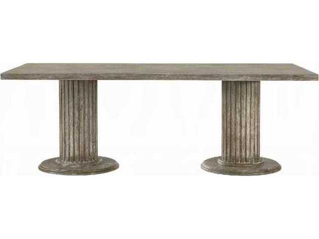 Acme Furniture Gabrian Rectangular Wood Reclaimed Gray Dining Table