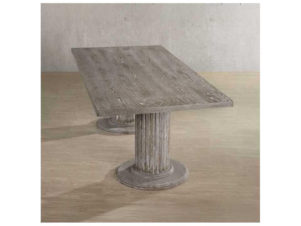 Acme Furniture Gabrian Rectangular Wood Reclaimed Gray Dining Table