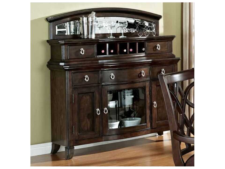 Acme Furniture Keenan 56" Poplar Wood Dark Walnut Sideboard