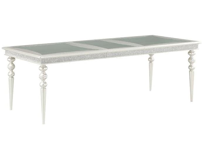 Acme Furniture Maverick Rectangular Wood Platinum Dining Table