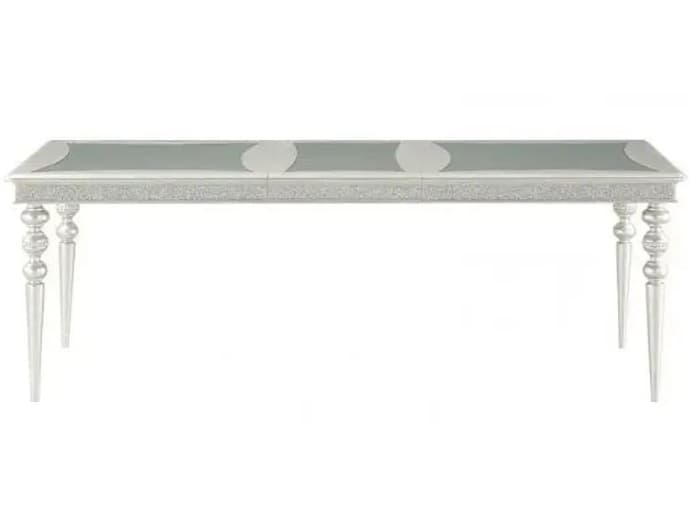 Acme Furniture Maverick Rectangular Wood Platinum Dining Table