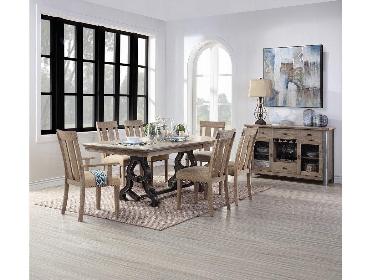 Acme Furniture Nathaniel 56" Oak Wood Maple Sideboard