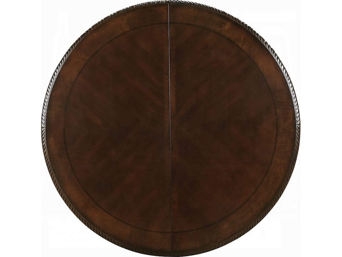 Acme Furniture Chateau De Ville Round Wood Espresso Dining Table