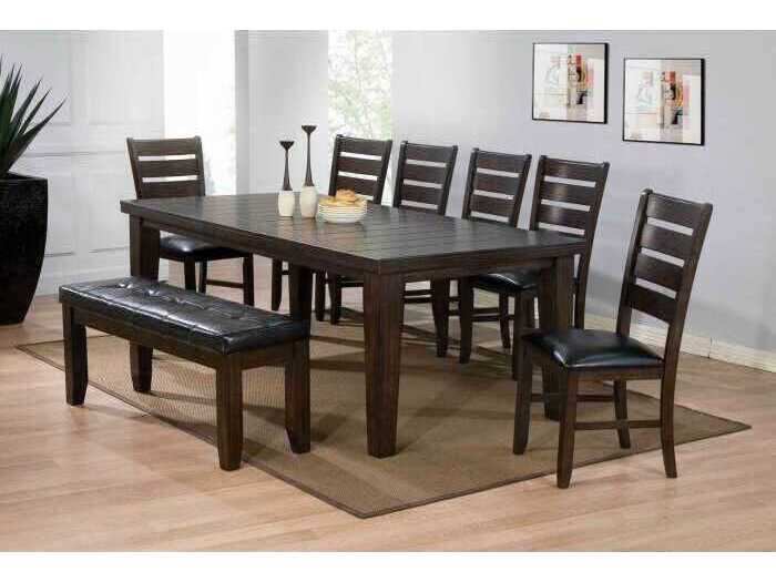 Acme Furniture Urbana Rectangular Wood Espresso Dining Table