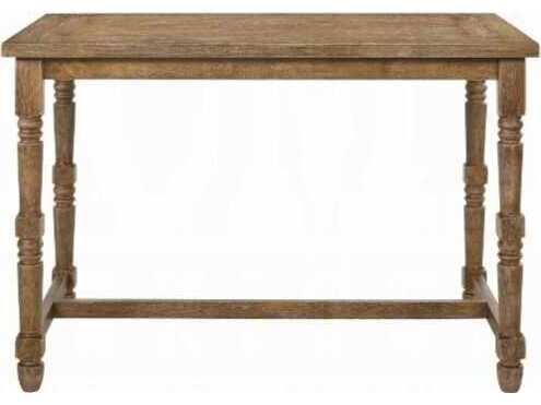 Acme Furniture Farsiris Rectangular Wood Weathered Oak Dining Table
