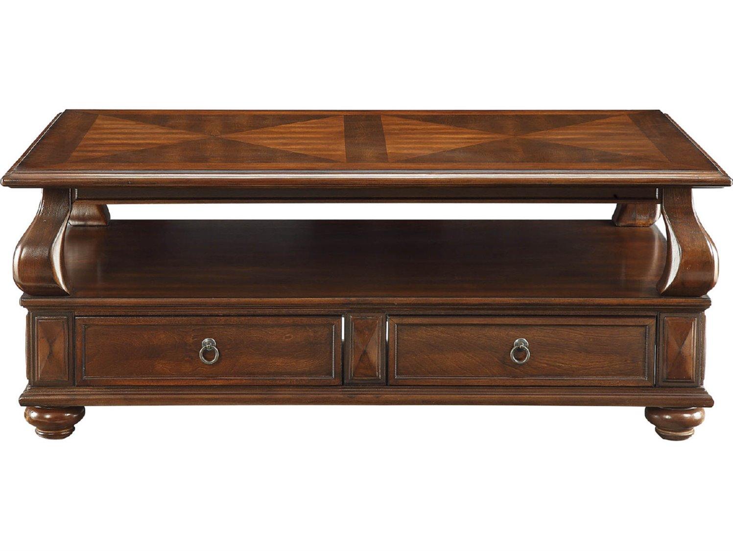 Acme Furniture Amado Rectangular Wood Walnut Coffee Table