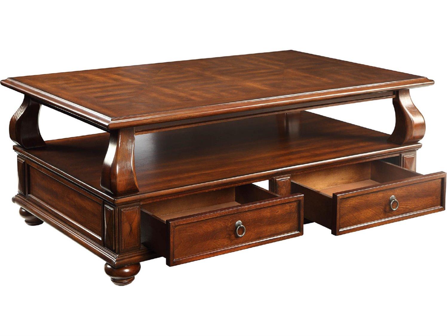Acme Furniture Amado Rectangular Wood Walnut Coffee Table