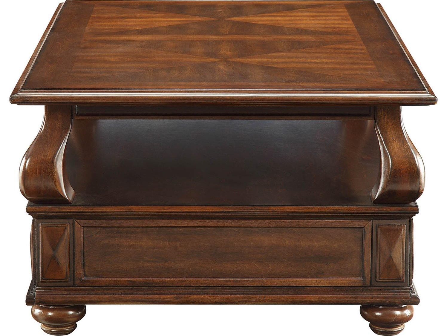 Acme Furniture Amado Rectangular Wood Walnut Coffee Table