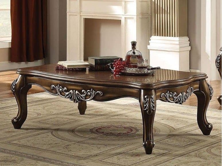 Acme Furniture Latisha Rectangular Wood Antique Oak Coffee Table