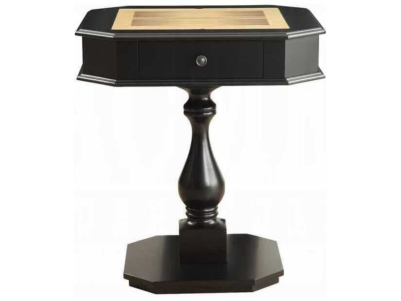 Acme Furniture Bishop Solid Wood Black Game Table