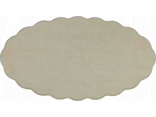 Acme Furniture Fordon Oval Wood Antique White Coffee Table