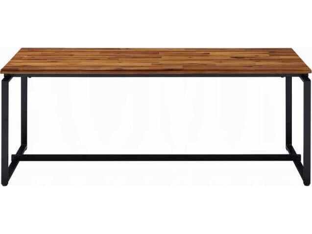 Acme Furniture Jurgen Rectangular Wood Oak Black End Table