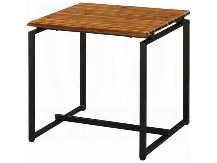 Acme Furniture Jurgen Rectangular Wood Oak Black End Table