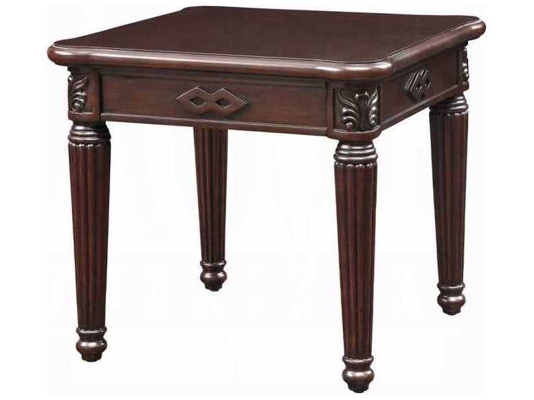 Acme Furniture Chateau De Ville Square Wood Espresso End Table