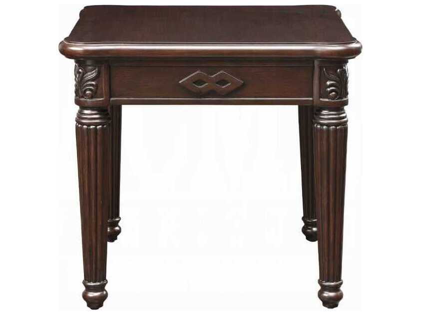 Acme Furniture Chateau De Ville Square Wood Espresso End Table