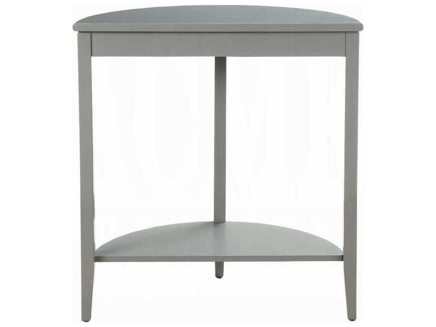 Acme Furniture Justino Demilune Wood Gray Console Table