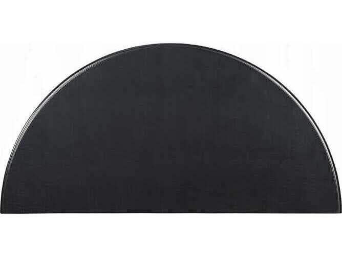 Acme Furniture Demilune Wood Black Console Table