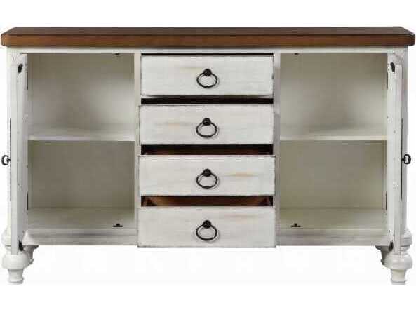 Acme Furniture Antique White Rubberwood Accent Chest