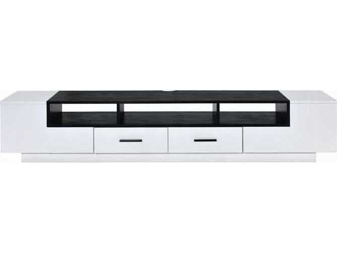 Acme Furniture Armour 70" White Black Media Console