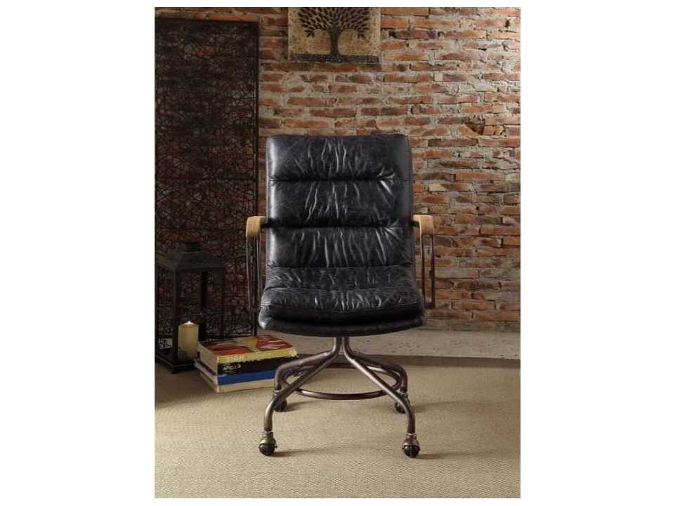 Acme Furniture Harith Leather Swivel Task Office Chair
