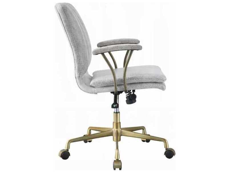 Acme Furniture Leather Adjustable Swivel Computer Office Chair