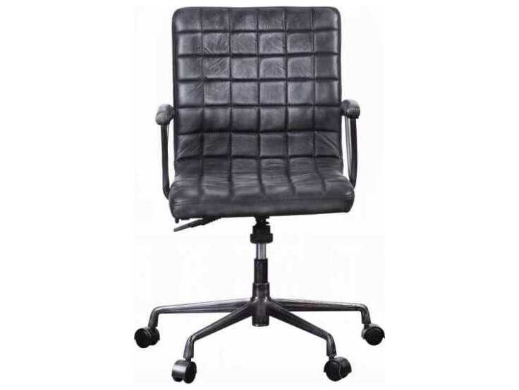 Acme Furniture Leather Adjustable Swivel Computer Office Chair
