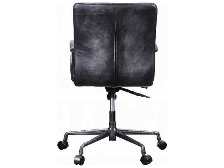 Acme Furniture Leather Adjustable Swivel Computer Office Chair