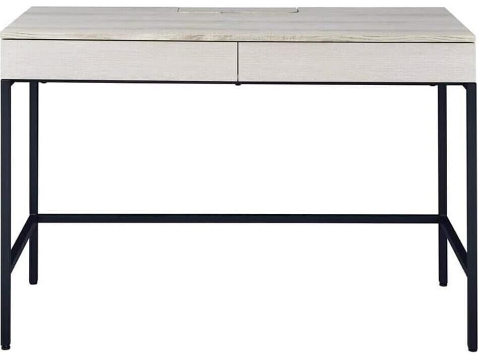 Acme Furniture Wendral Natural Black Writing Desk