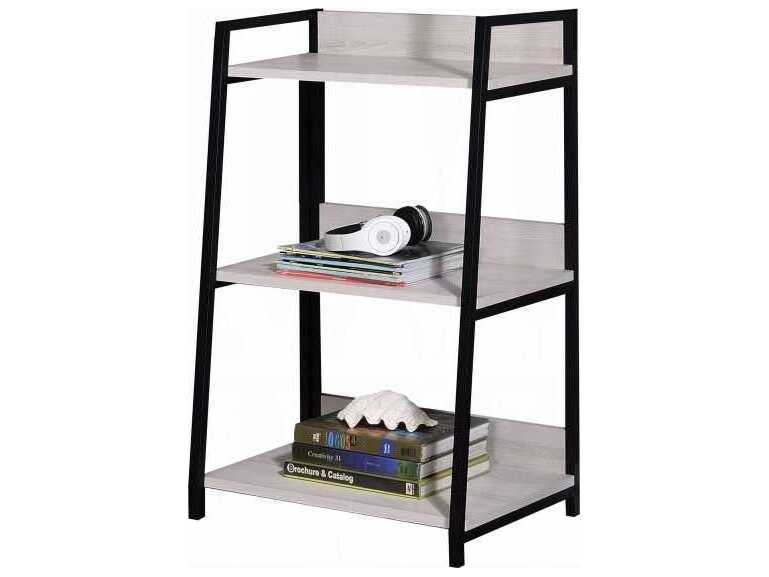 Acme Furniture Wendral Natural Black Bookcase