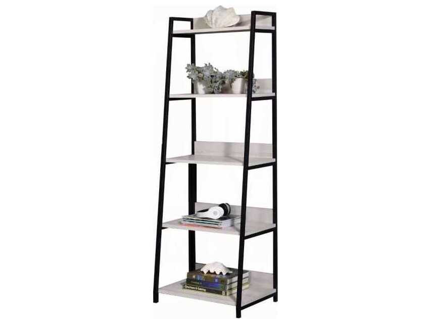 Acme Furniture Wendral Natural Black Bookcase