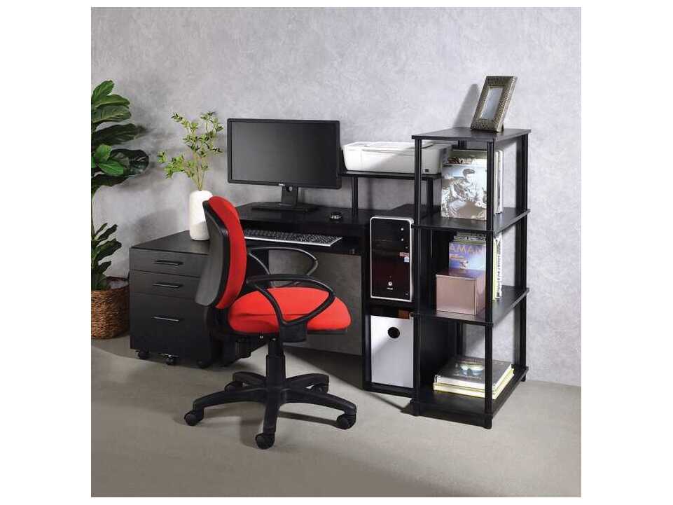 Acme Furniture Nypho Black Bookcase