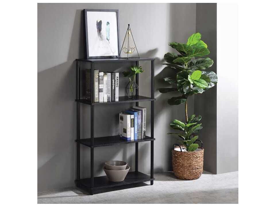 Acme Furniture Nypho Black Bookcase