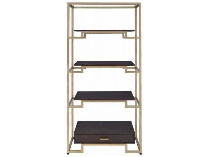 Acme Furniture Yumia Gold Walnut Bookcase