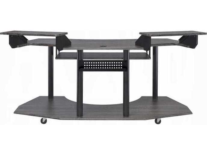 Acme Furniture Eleazar Black Oak Computer Desk