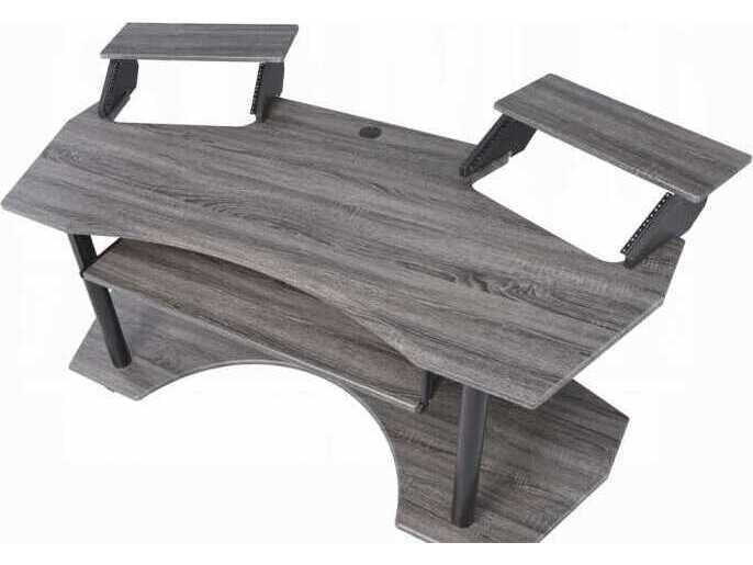 Acme Furniture Eleazar Black Oak Computer Desk