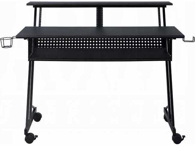 Acme Furniture Suitor Black Computer Desk