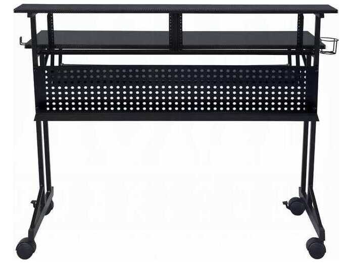 Acme Furniture Suitor Black Computer Desk