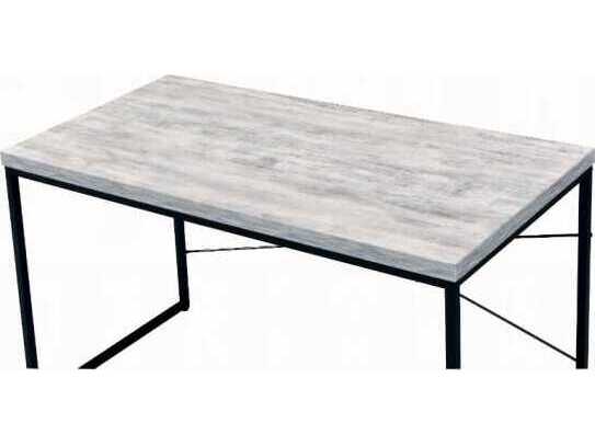 Acme Furniture Bob Antique White Black Writing Desk