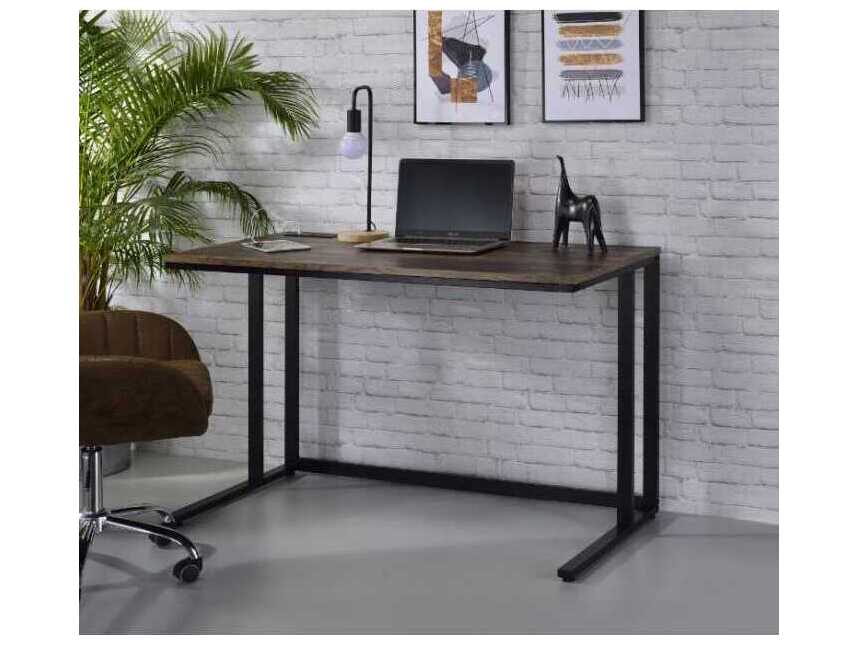 Acme Furniture Tyrese Walnut Black Brown Writing Desk
