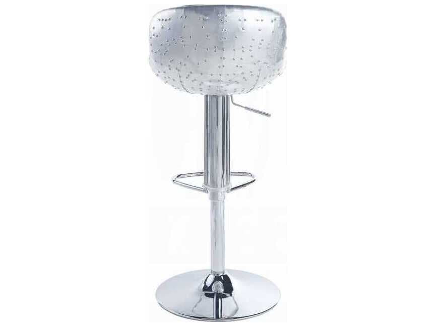 Acme Furniture Brancaster Vintage Brown Leather Adjustable Bar Stool