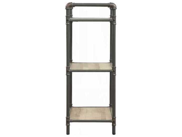 Acme Furniture Itzel Antique Oak Sandy Gray Bookcase