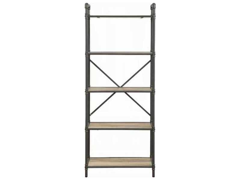 Acme Furniture Itzel Antique Oak Sandy Gray Bookcase