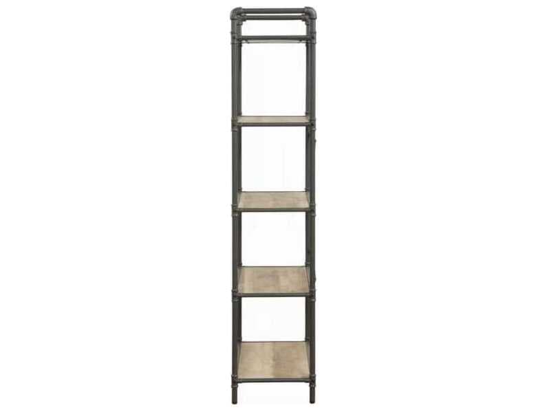 Acme Furniture Itzel Antique Oak Sandy Gray Bookcase