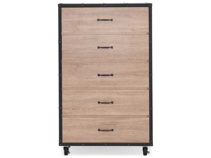 Acme Furniture Weathered Light Oak Natural Accent Chest