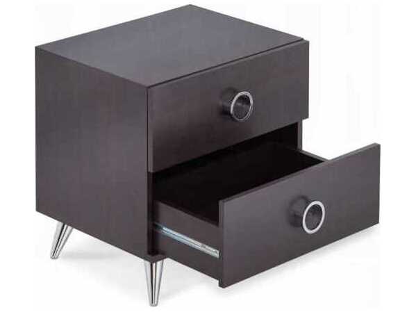 Acme Furniture 2-Drawers Brown Nightstand