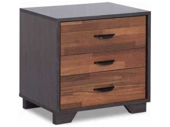 Acme Furniture Eloy 3-Drawers Brown Nightstand