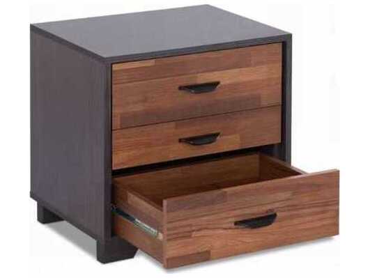 Acme Furniture Eloy 3-Drawers Brown Nightstand